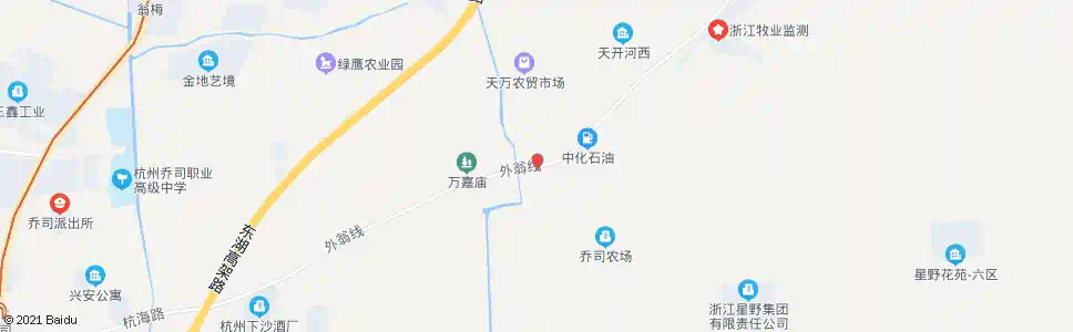 杭州万埠_公交站地图_杭州公交_妙搜公交查询2025