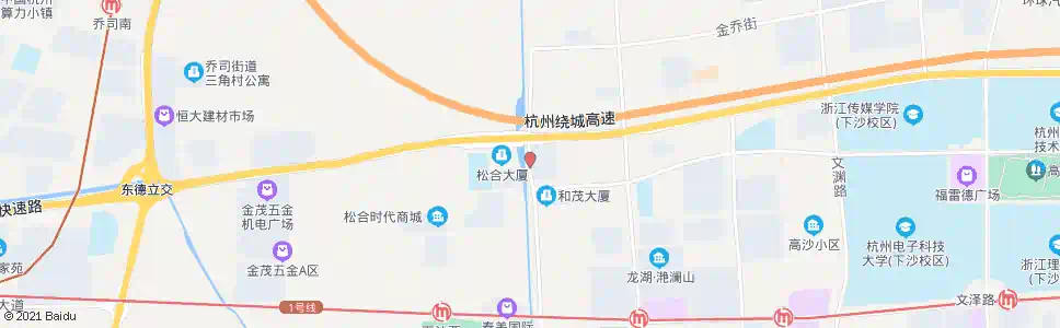 杭州学源街幸福南路口_公交站地图_杭州公交_妙搜公交查询2025