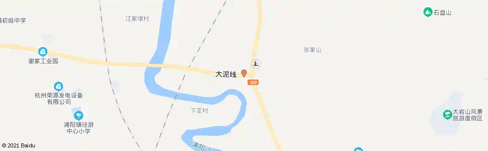 杭州浦阳路口_公交站地图_杭州公交_妙搜公交查询2025