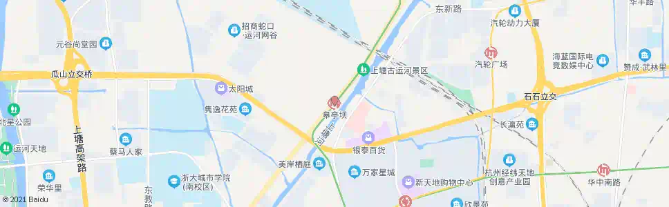 杭州皋亭坝_公交站地图_杭州公交_妙搜公交查询2025