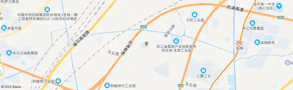 杭州永西村_公交站地图_杭州公交_妙搜公交查询2025
