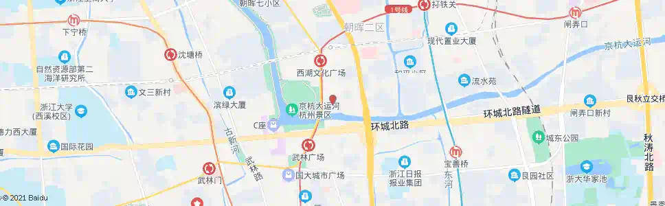 杭州中北桥_公交站地图_杭州公交_妙搜公交查询2025