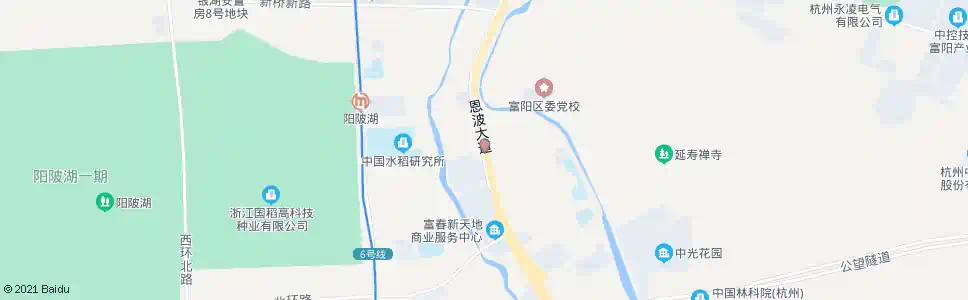 杭州新桥(富阳市)_公交站地图_杭州公交_妙搜公交查询2025