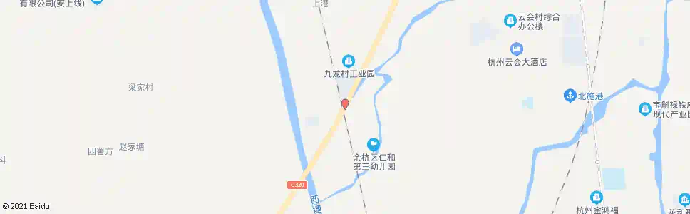 杭州九龙村_公交站地图_杭州公交_妙搜公交查询2025