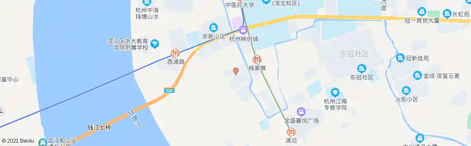 杭州陆家潭_公交站地图_杭州公交_妙搜公交查询2025