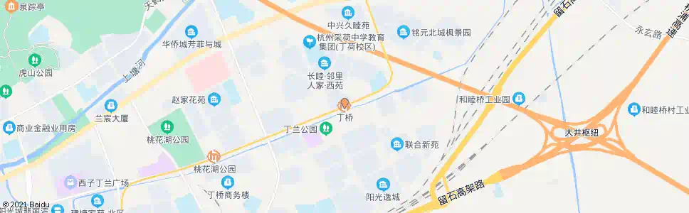 杭州丁桥_公交站地图_杭州公交_妙搜公交查询2025