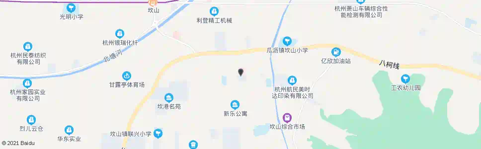 杭州坎山医院_公交站地图_杭州公交_妙搜公交查询2025