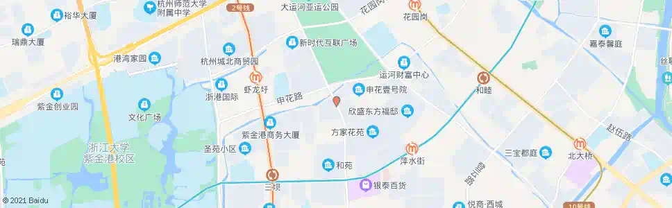 杭州北庄_公交站地图_杭州公交_妙搜公交查询2025