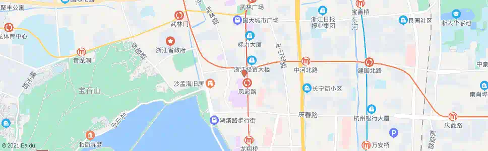杭州凤起路站_公交站地图_杭州公交_妙搜公交查询2025