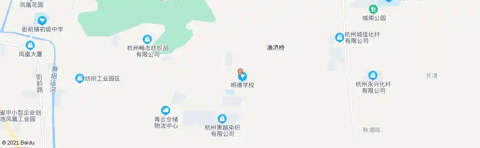 杭州明德小学_公交站地图_杭州公交_妙搜公交查询2025