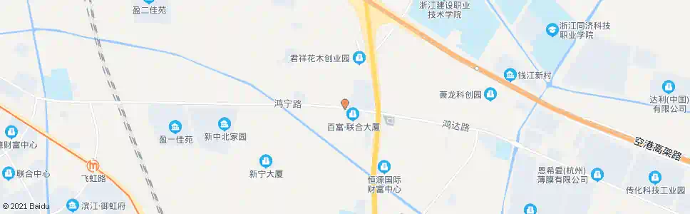 杭州珠二村_公交站地图_杭州公交_妙搜公交查询2025