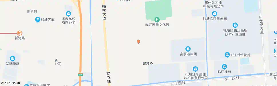 杭州富丽达西_公交站地图_杭州公交_妙搜公交查询2025