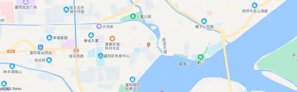 杭州桂花西路(西堤路口)_公交站地图_杭州公交_妙搜公交查询2025