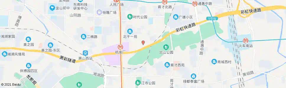 杭州沁园春_公交站地图_杭州公交_妙搜公交查询2025