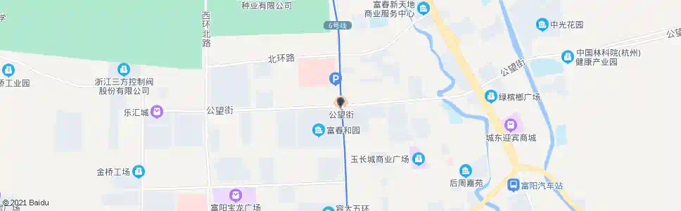 杭州金桥北路公园西路口_公交站地图_杭州公交_妙搜公交查询2025