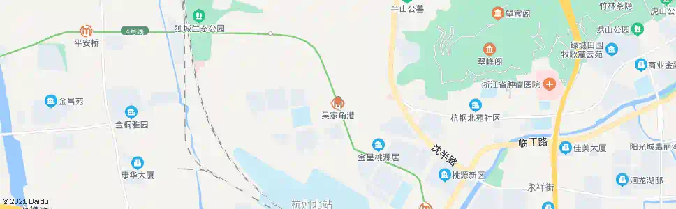 杭州吴家角_公交站地图_杭州公交_妙搜公交查询2025