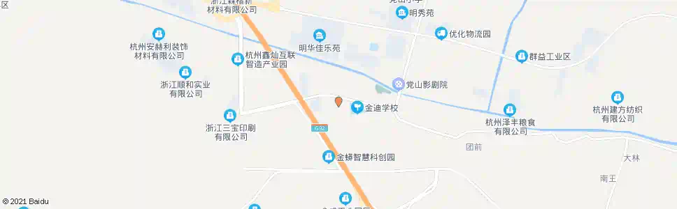 杭州井岭路为民路口(党山菜市场)_公交站地图_杭州公交_妙搜公交查询2025