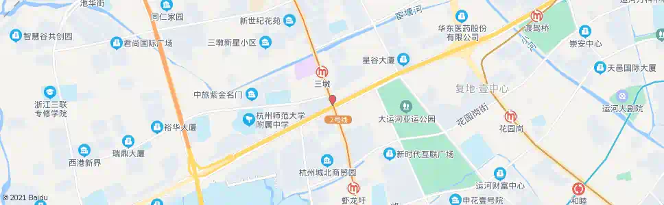 杭州振华路东口_公交站地图_杭州公交_妙搜公交查询2025