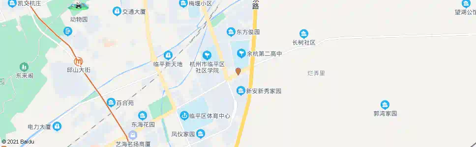 杭州余二高_公交站地图_杭州公交_妙搜公交查询2025