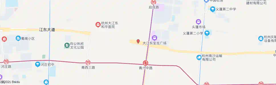 杭州江东大道小泗埠村口_公交站地图_杭州公交_妙搜公交查询2025