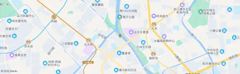 杭州康家桥_公交站地图_杭州公交_妙搜公交查询2025
