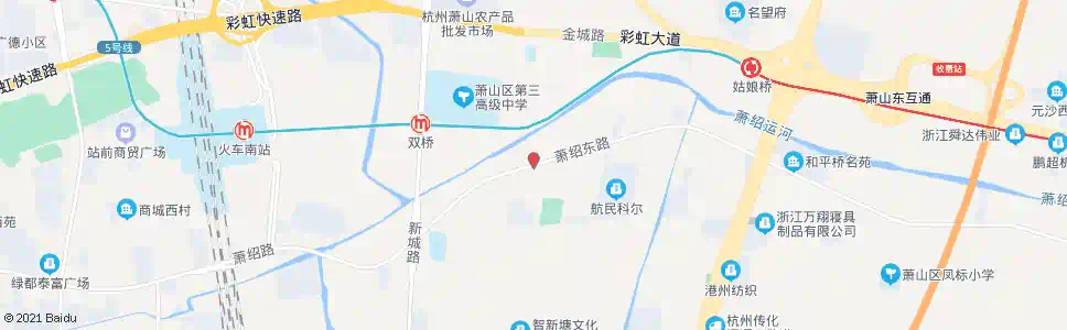 杭州中信特钢_公交站地图_杭州公交_妙搜公交查询2025