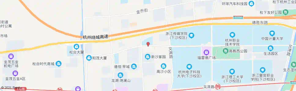 杭州学源街银沙路口_公交站地图_杭州公交_妙搜公交查询2025