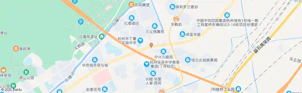 杭州斛角桥_公交站地图_杭州公交_妙搜公交查询2025