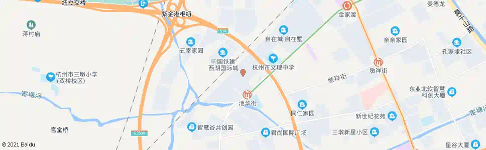 杭州紫宣路欣然街口_公交站地图_杭州公交_妙搜公交查询2025