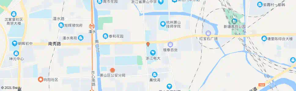 杭州萧山电大_公交站地图_杭州公交_妙搜公交查询2025