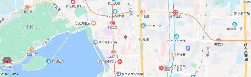 杭州庆春路浣纱路口_公交站地图_杭州公交_妙搜公交查询2025