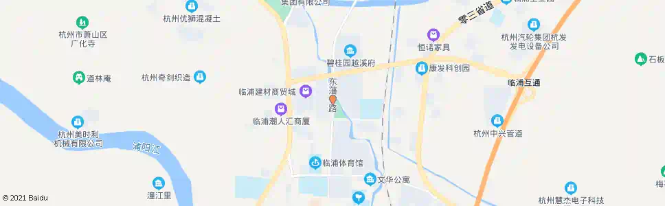 杭州临浦西施公园_公交站地图_杭州公交_妙搜公交查询2025