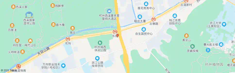 杭州汽车客运中心西_公交站地图_杭州公交_妙搜公交查询2025