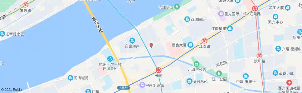 杭州滨盛路长河路口_公交站地图_杭州公交_妙搜公交查询2025