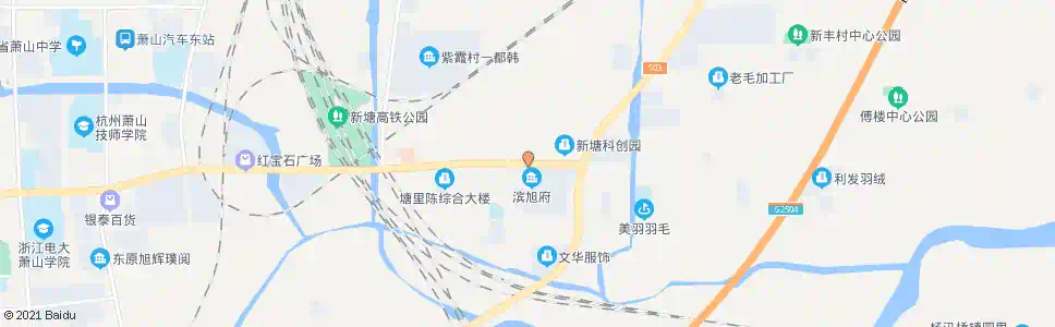 杭州浙东村_公交站地图_杭州公交_妙搜公交查询2025