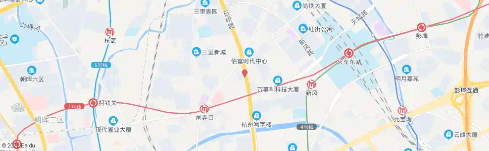 杭州秋涛路天城路口_公交站地图_杭州公交_妙搜公交查询2025
