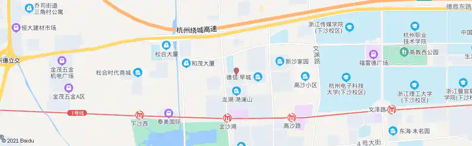 杭州学林街海达南路口_公交站地图_杭州公交_妙搜公交查询2025