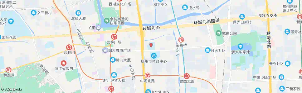 杭州体育馆西大门_公交站地图_杭州公交_妙搜公交查询2025