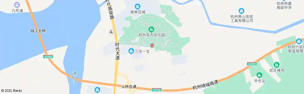 杭州东方文化园_公交站地图_杭州公交_妙搜公交查询2025