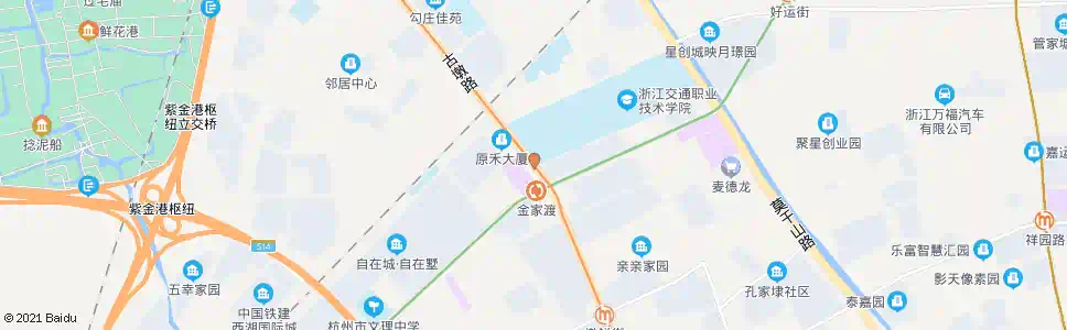 杭州王家斗_公交站地图_杭州公交_妙搜公交查询2025