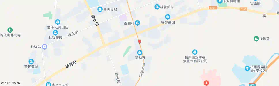 杭州兰锦路口_公交站地图_杭州公交_妙搜公交查询2025