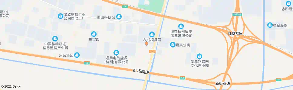 杭州三星企业_公交站地图_杭州公交_妙搜公交查询2025