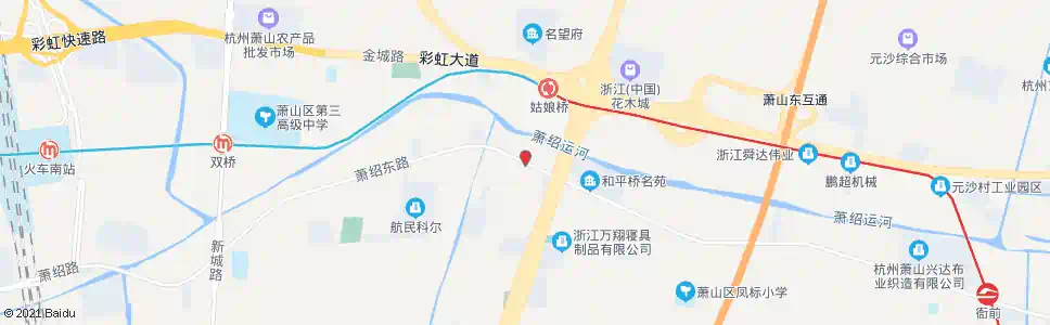 杭州苗禽市场_公交站地图_杭州公交_妙搜公交查询2025