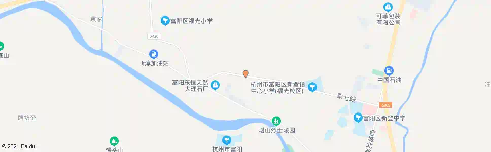 杭州塔山新苑北_公交站地图_杭州公交_妙搜公交查询2025