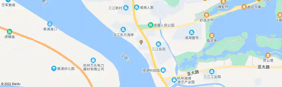 杭州相墅花园_公交站地图_杭州公交_妙搜公交查询2025