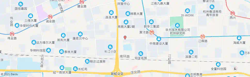 杭州滨康路长江路口_公交站地图_杭州公交_妙搜公交查询2025