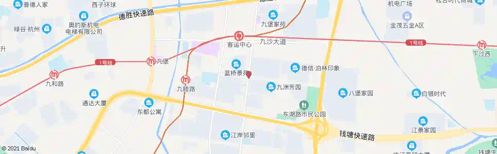 杭州蓝桥名苑北_公交站地图_杭州公交_妙搜公交查询2025