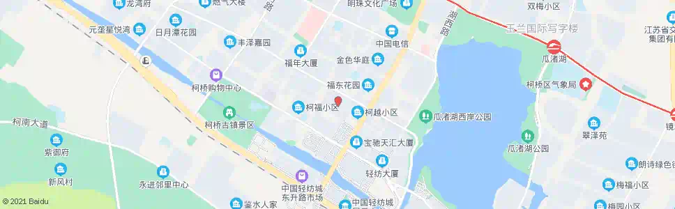 杭州柯笛花园_公交站地图_杭州公交_妙搜公交查询2025