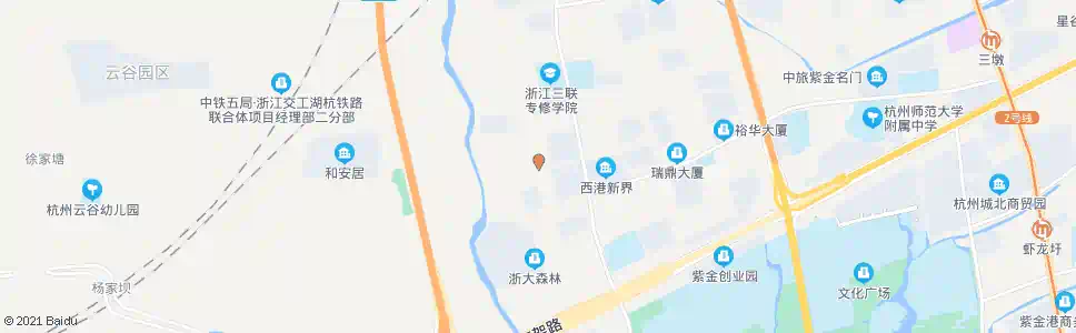 杭州西园五路西园六路口_公交站地图_杭州公交_妙搜公交查询2025