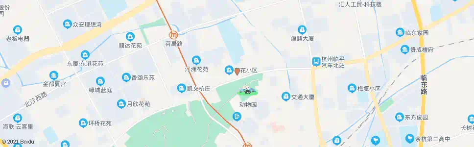杭州荷花塘_公交站地图_杭州公交_妙搜公交查询2025